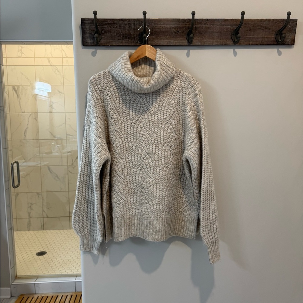 NWT - Cozy Cream Turtleneck Sweater - A New Day - women’s L